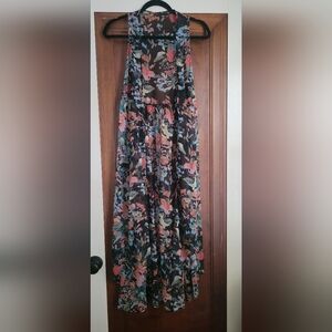 Elegant Floral Maxi Skirt